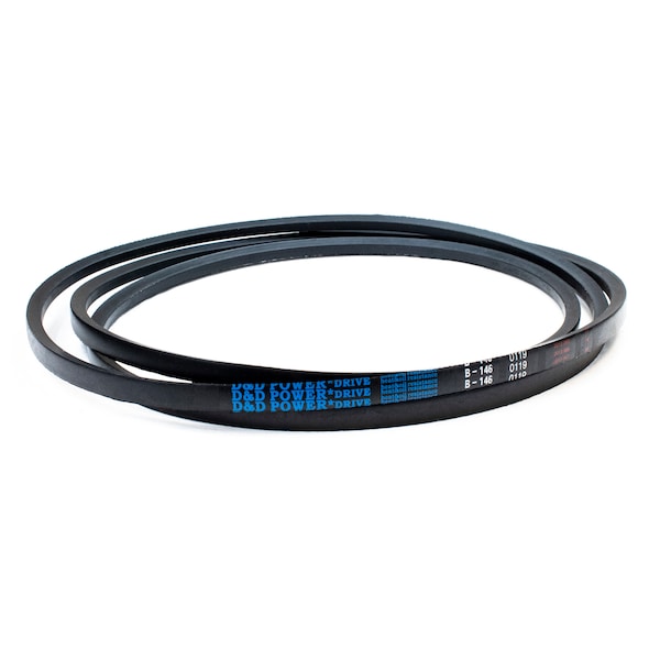 D&D B146 Classical V-Belt, 149 in Outside Length, 21/32 in Top Width, 1 Ribs B146 - main